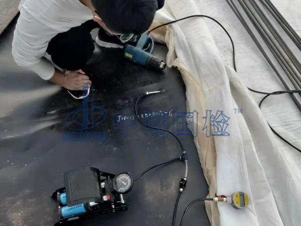 hdpe膜焊縫氣壓檢測,現(xiàn)場檢測