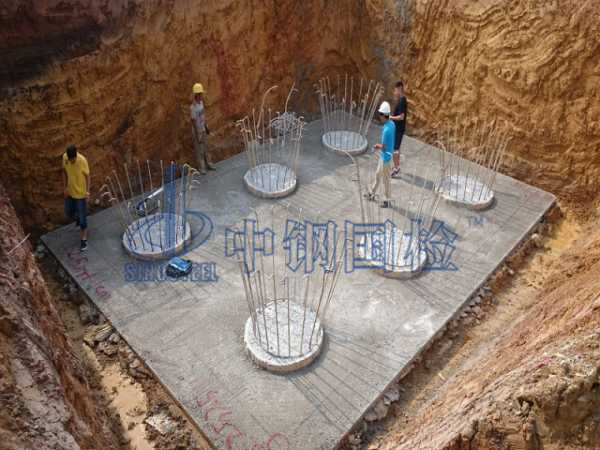 灌注樁檢測現場