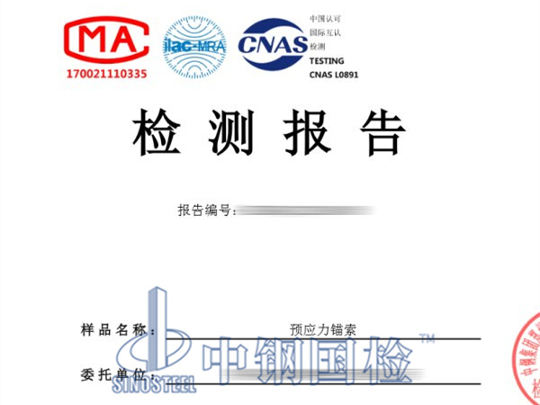 預應力錨索檢測報告